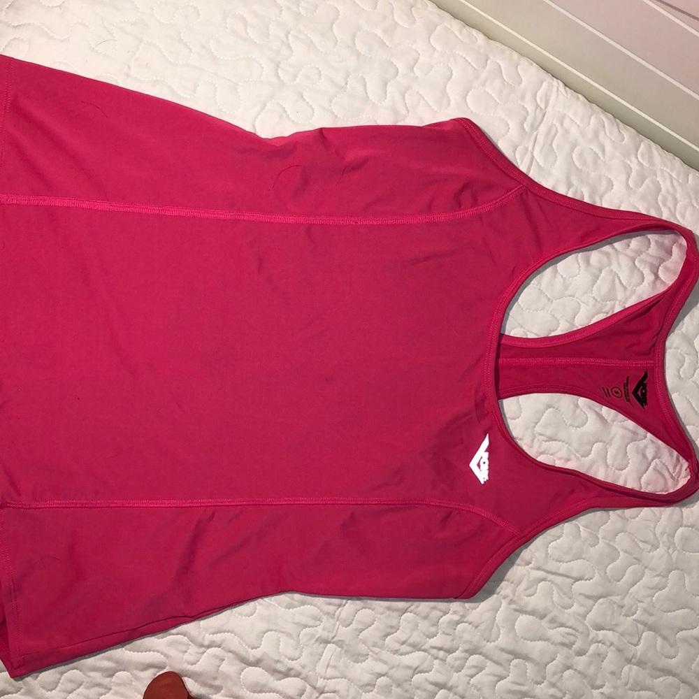 PINK RACERBACK PONY WORKOUT TOP